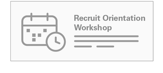 2025-1 Recruit Orientation Workshop: August 30, 2025 8:30 am